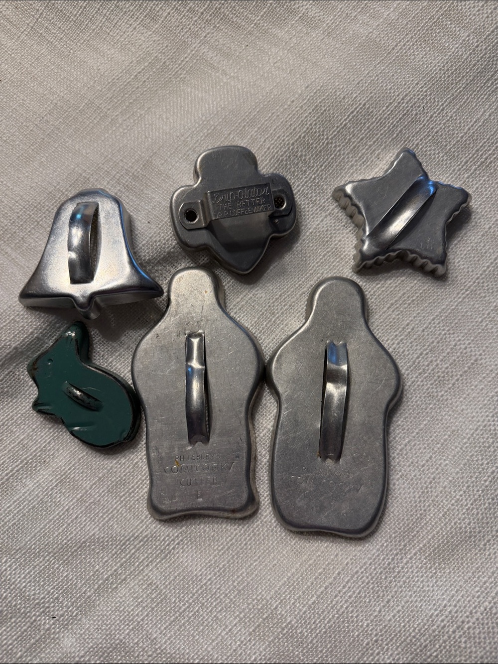 Vintage Metal Cookie Cutters Set